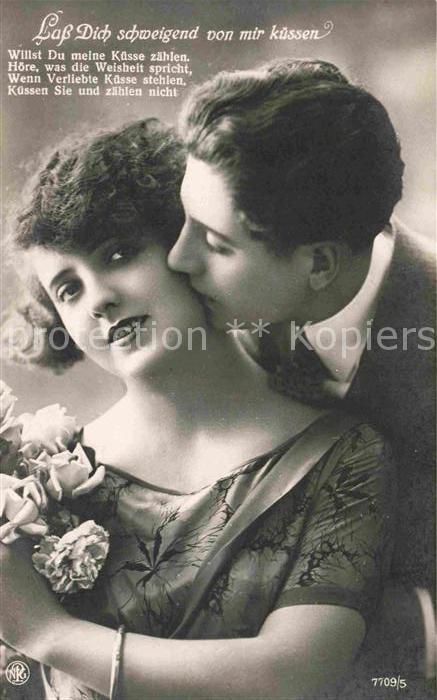Foto NPG Nr. 7709/5 Poesie Lass Dich schweigend vom mir kuessen