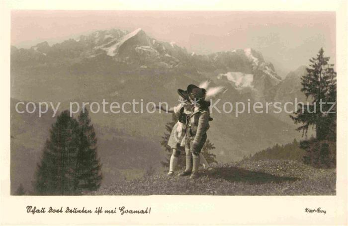 Kinder Child Enfants Trachten Hut Dirndl Foto-Max-Stoess-Nr. 192