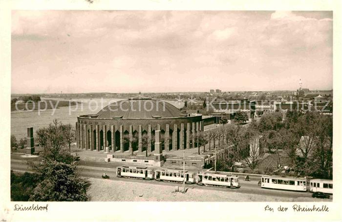 Strassenbahn Duesseldorf Rheinhalle