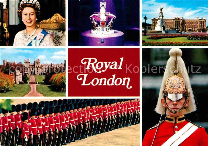 Leibgarde Wache London Queen Elizabeth II.