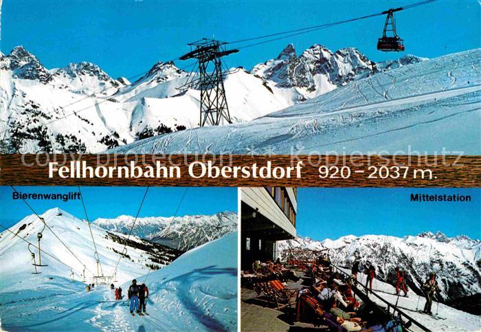 Seilbahn Fellhorn Oberstdorf Bierenwanglift