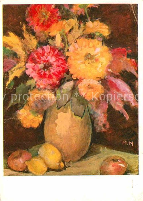 Kuenstlerkarte Angela Mondini Herbststrauss