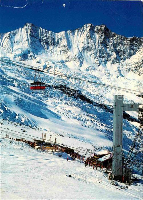 Seilbahn Gletscherbahn Felskinn Saas Fee Station Restaurant