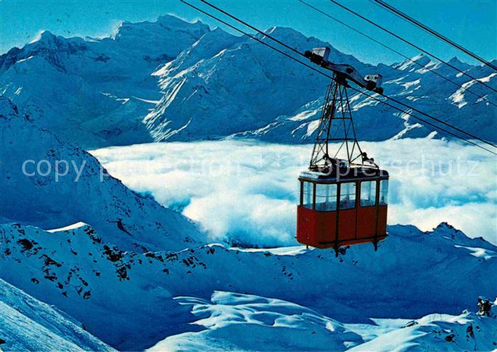 Seilbahn Telepherique des Attelas Verbier Grand Combin
