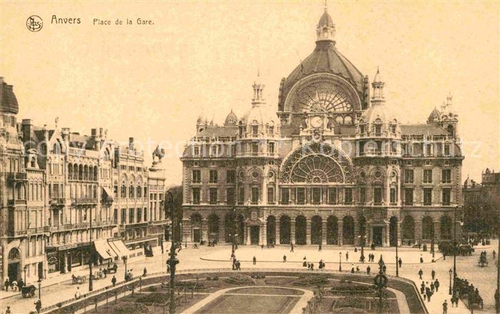 Anvers Antwerpen Place de la Gare