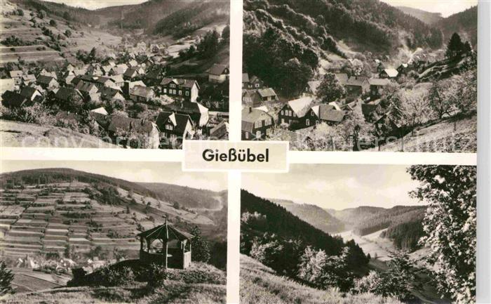 Giessuebel Schleusegrund Teilansichten Landschaftspanorama