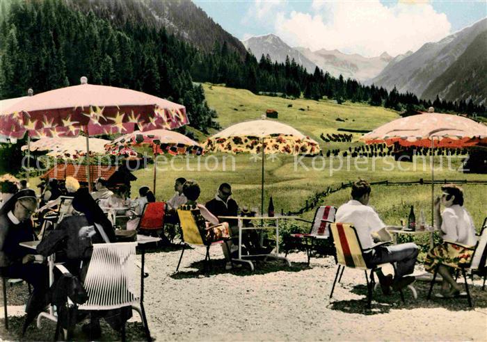 Kroessbach Gasthof Pension Edelweiss Terrasse Alpenblick
