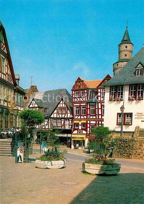 Idstein Koenig Adolf Platz Altstadt Fachwerkhaeuser
