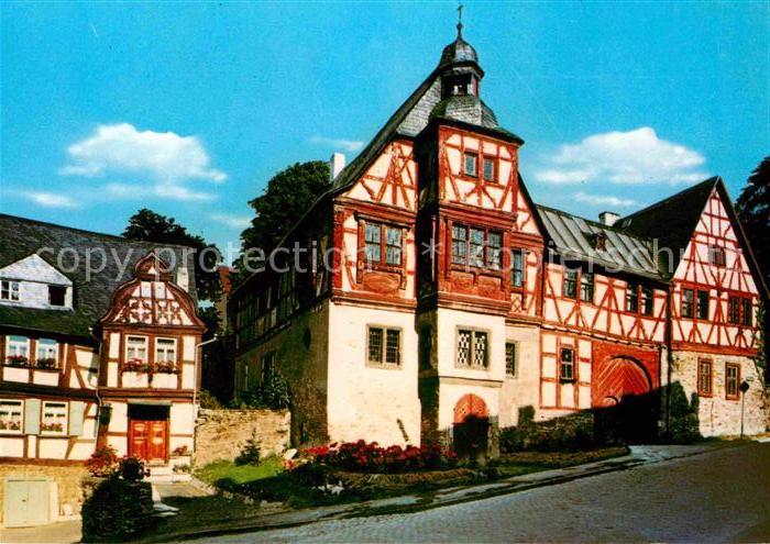 Idstein Toepferhaus erbaut 1620 Historisches Gebaeude Fachwerk