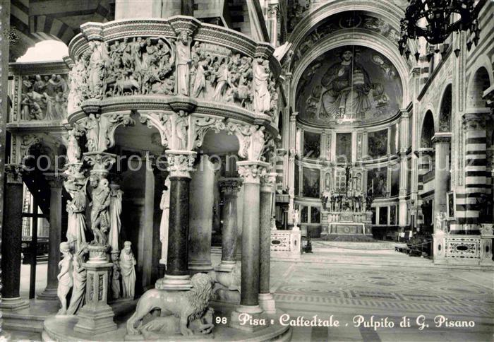 Pisa Cattedrale Pulpito di Giovanni Pisano