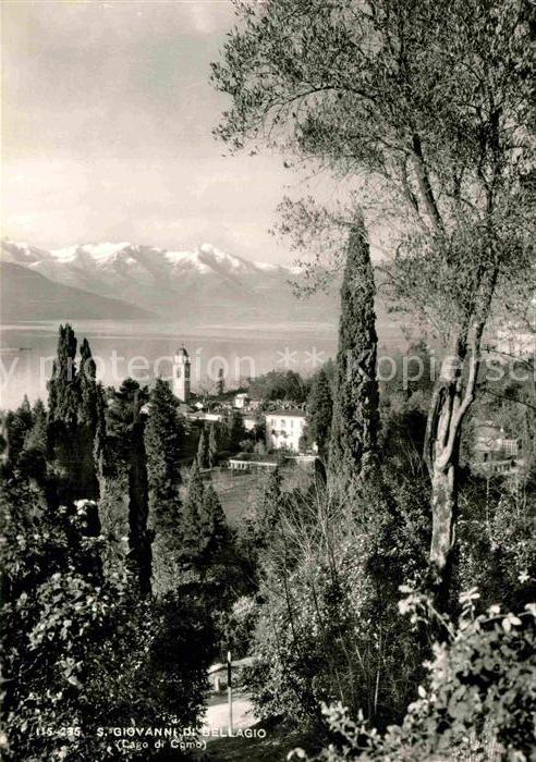 Bellagio Lago di Como San Giovanni di Bellagio Comer See Alpen
