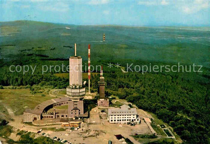 Grosser Feldberg Taunus Fernmeldeturm Fernsehturm UKW Sender Fliegeraufnahme