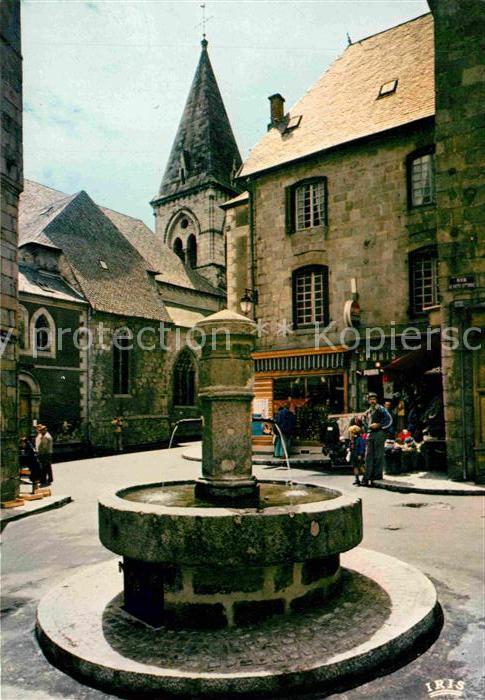 Ussel Correze Vieille fontaine