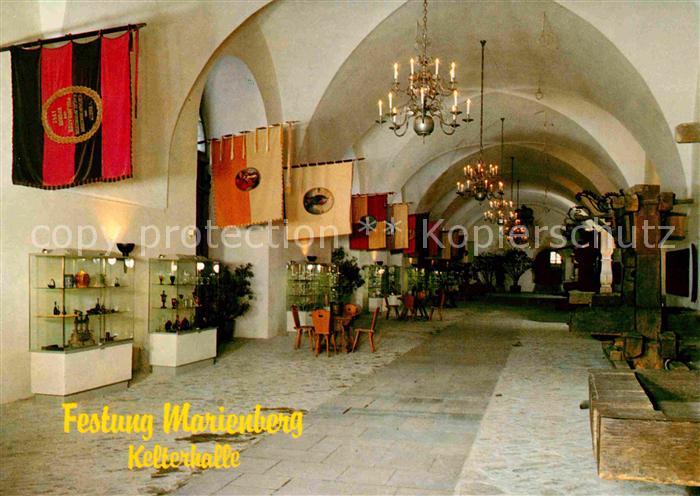 WueRZBURG Bayern Festung Marienberg Kelterhalle