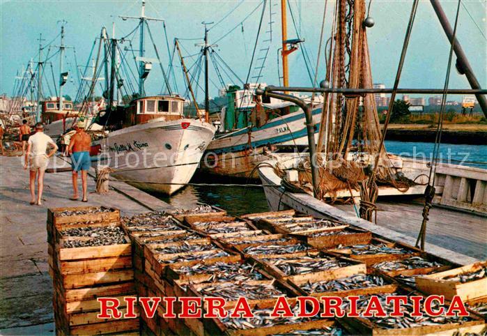 Rimini Porto Hafen Fischkutter Riviera Adriatica