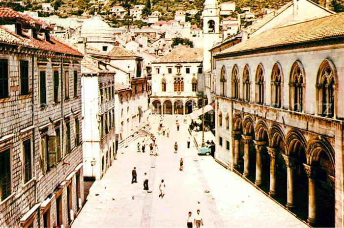 Dubrovnik Ragusa Altstadt Arkaden
