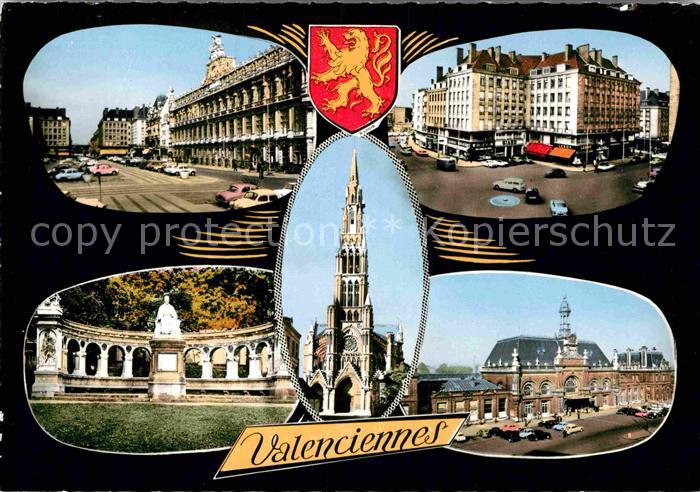 Valenciennes Teilansichten Denkmal Kirche