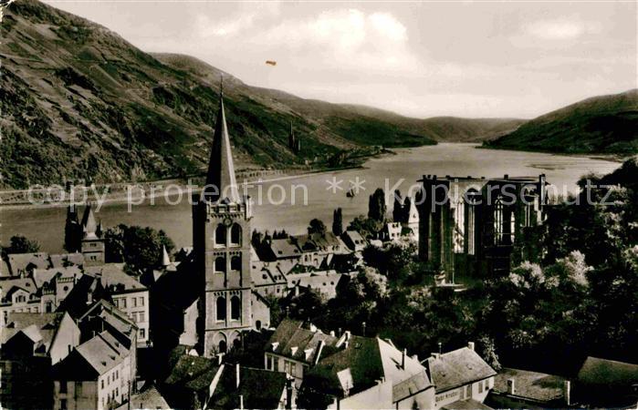Bacharach Rhein mit Werner Kapelle