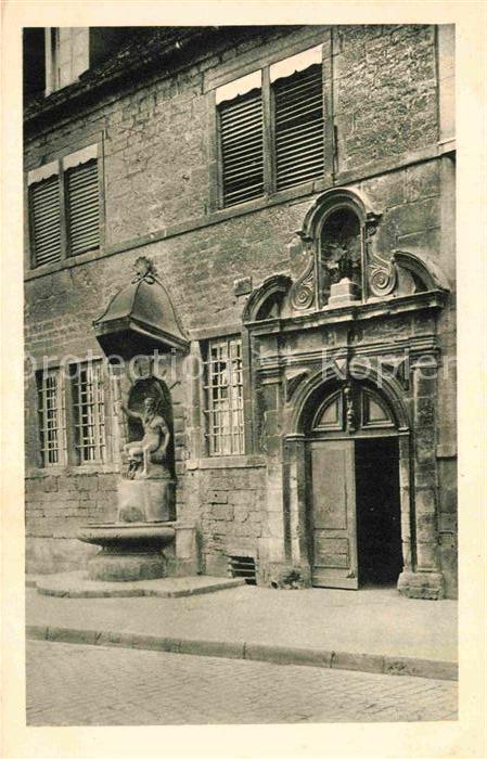 Besancon les Bains Porte des Carmes et Fontaine