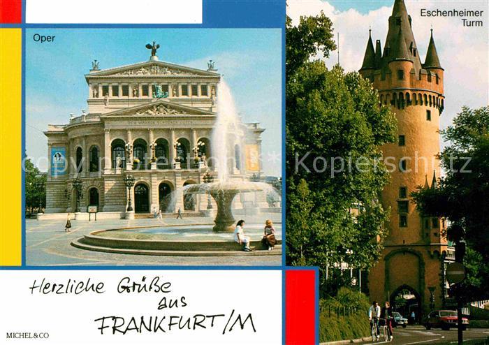 Frankfurt Main Oper Eschenheimer Turm