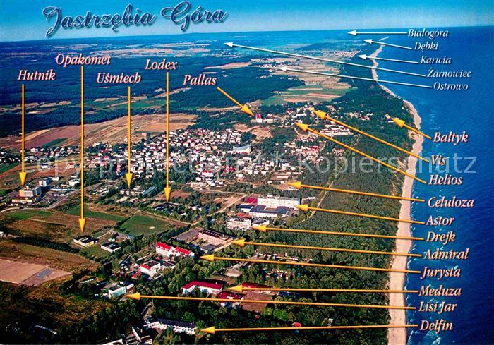 Jastrzebia Gora Fliegeraufnahme