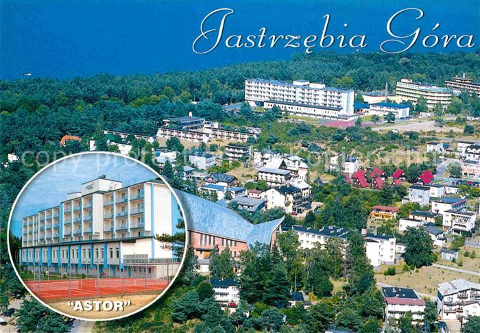 Jastrzebia Gora Fliegeraufnahme Hotel Astor