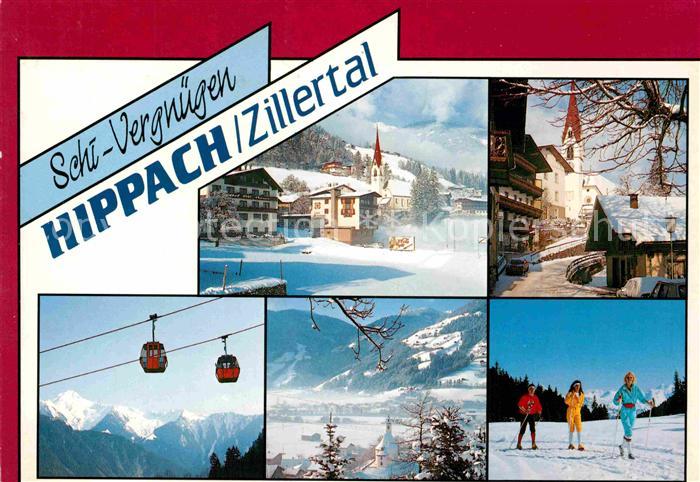 Hippach Dorfpartien Gondelbahn Skilanglauf