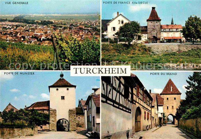 Turckheim Haut Rhin Vue generale Porte de France Porte de Munster Porte du Brand