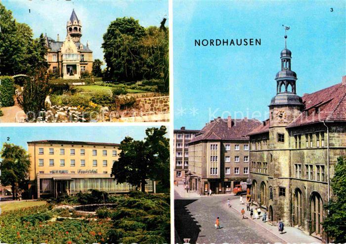 Nordhausen Thueringen Mayenburgmuseum HO Hotel Handelshof Rathaus
