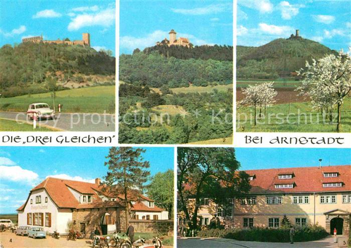 Arnstadt Ilm Die Drei Gleichen Burgruine Gleichen Wachsenburg Muehlburg Gasthaus
