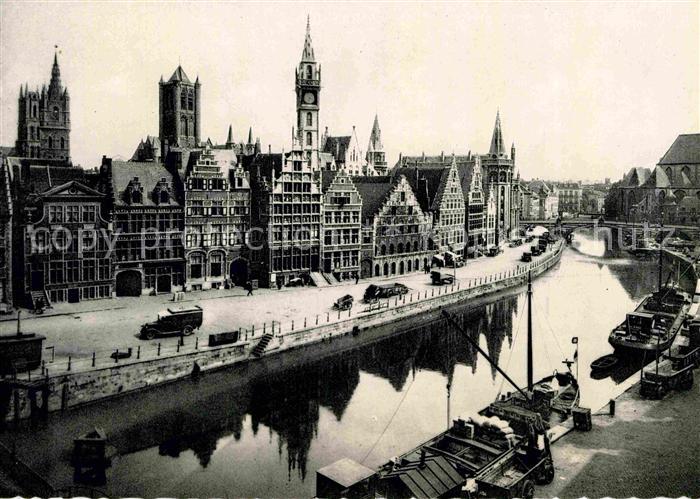 Gand Belgien Quai aux Herbes