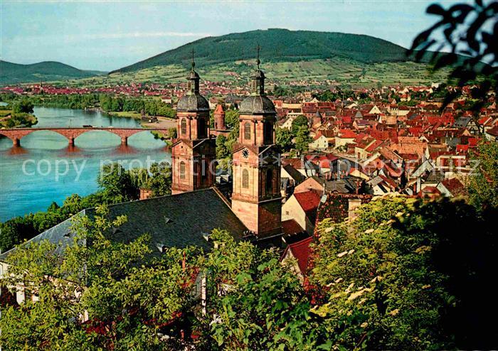 Miltenberg Main Panorama mit Kirche