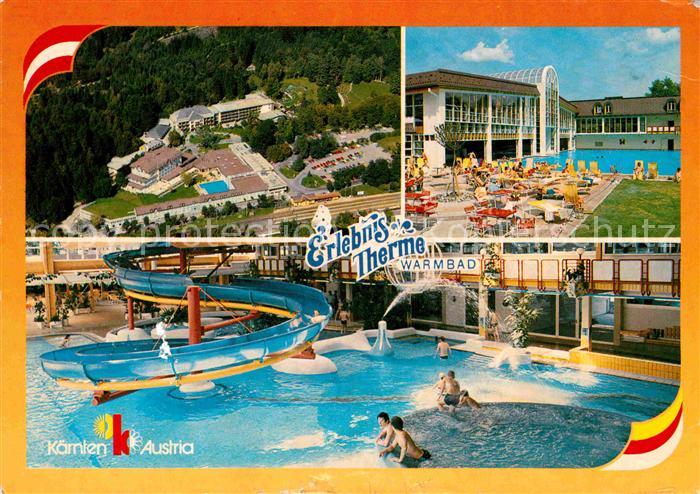 Warmbad Villach Thermalbad Fliegeraufnahme Schwimmbecken