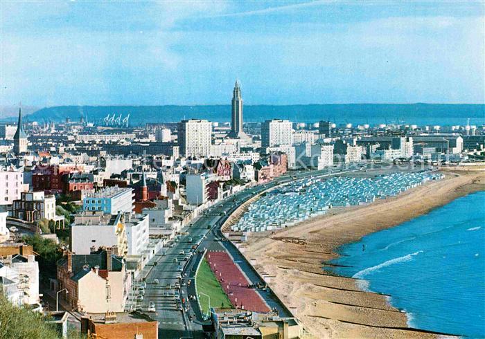 Le Havre Vue generale de la Ville La Plage