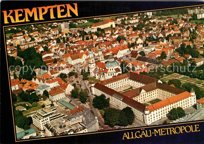 Kempten Allgaeu Resident und St Lorenz Fliegeraufnahme