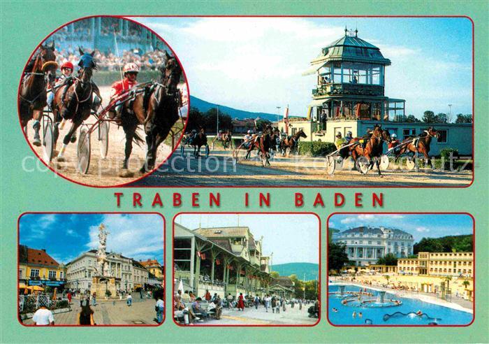 Baden Wien Trabrennbahn Motive Hauptplatz Thermalstrandbad