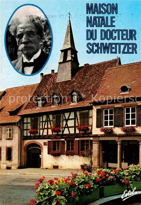 Kaysersberg Haut Rhin Maison natale du Docteur Schweitzer