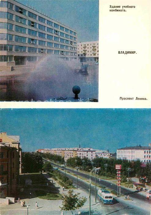 Vladimir Russland Schule Lenin Prospekt