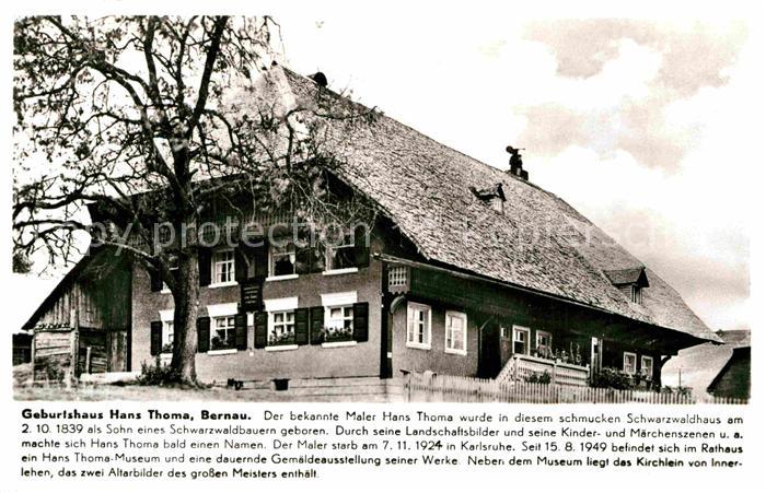 Bernau Schwarzwald Geburtshaus von Hans Thoma