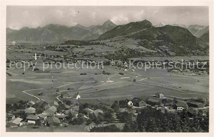 Pfronten Ostallgaeu Bayern Fliegeraufnahme