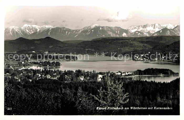 Poertschach Woerthersee Panorama