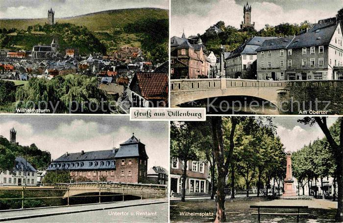 Dillenburg Wilhelmsturm Untertor Rentamt Wilhelmsplatz Obertor