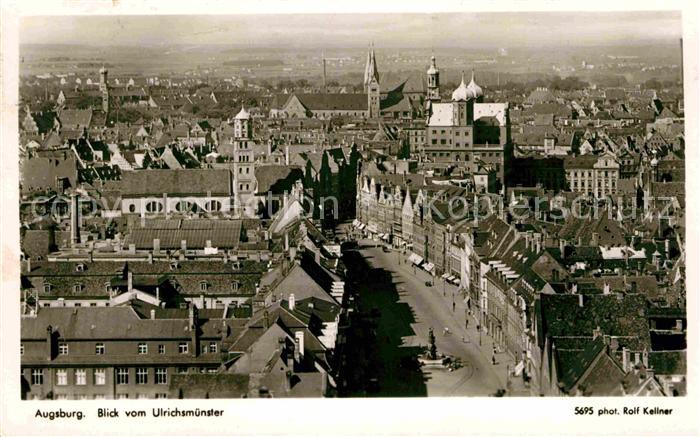 Augsburg Blick vom Ulrichsmuenster