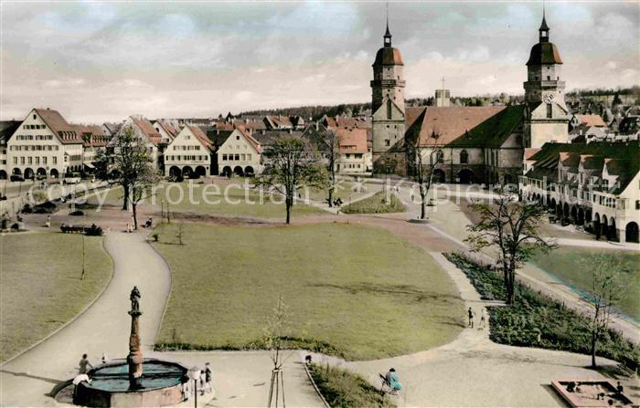 FREUDENSTADT BW Marktplatz Evangelische Kirche