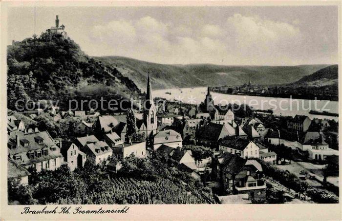 Braubach Rhein Gesamtansicht