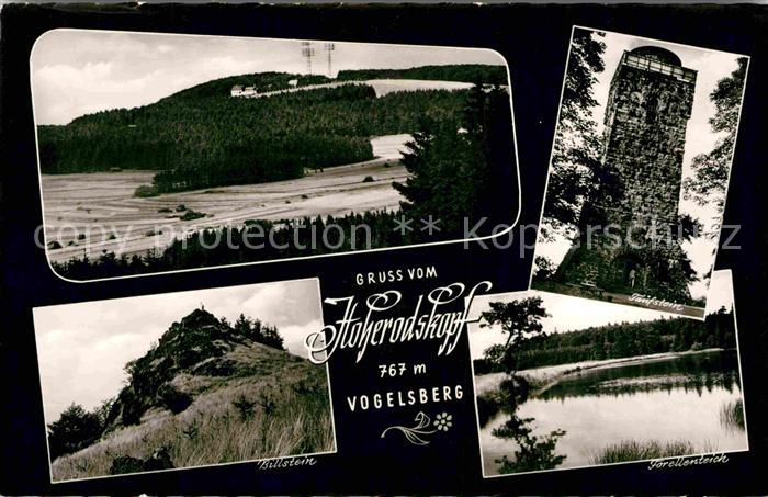 Hoherodskopf Forellenteich Billstein Panorama Taufstein