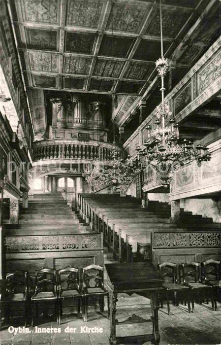 Oybin Sachsen Inneres der Kirche