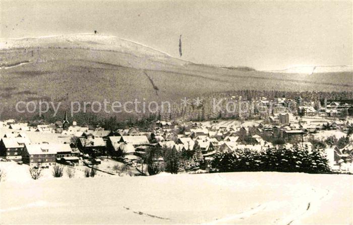 Braunlage Harz Gesamtansicht mit Wurmberg
