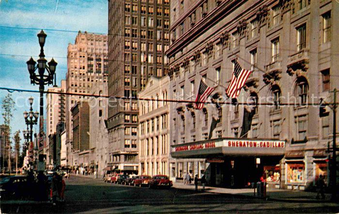 Detroit Michigan The Sheradon Cadillac Hotel