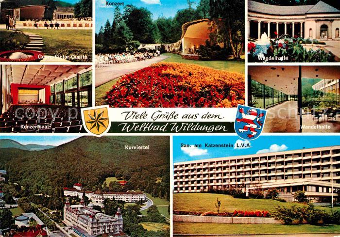 Bad Wildungen Georg Victor Quelle Konzertsaal Kurviertel Wandelhalle